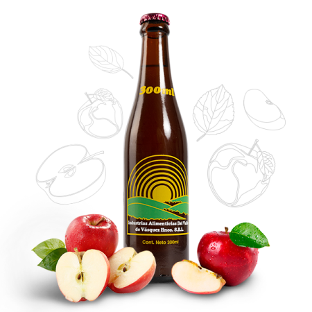 Néctar de manzana retornable 300 ml